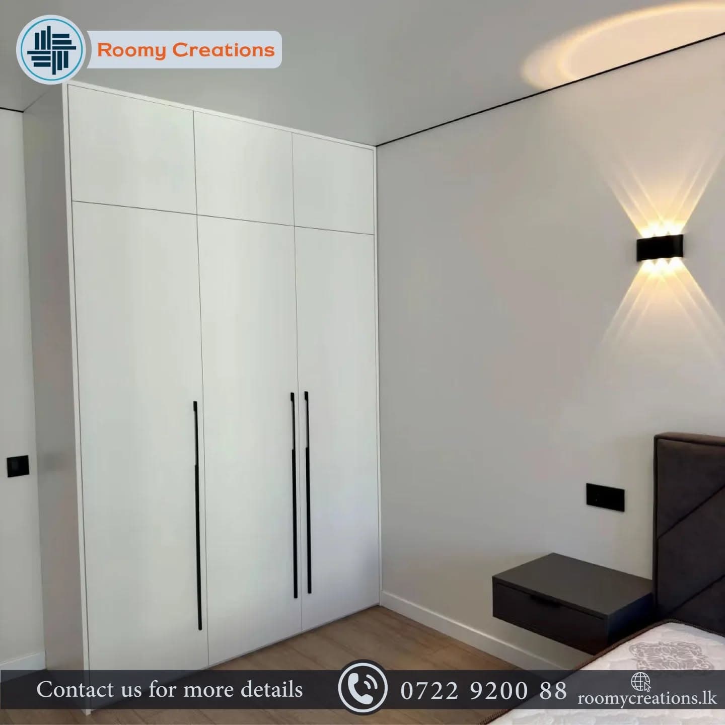 Built-in wardrobe by Roomy Creations